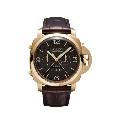 panerai luminor rattrapante 1950 armband|Luminor 1950 Rattrapante 8 Days Oro Rosa .